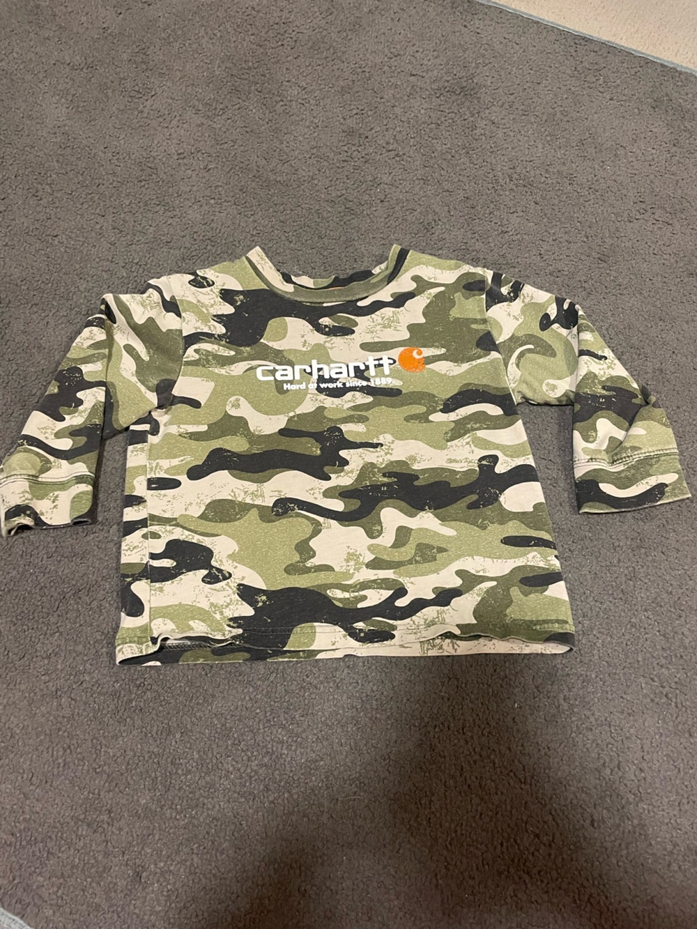 Carhartt Kids Camo Long Sleeve